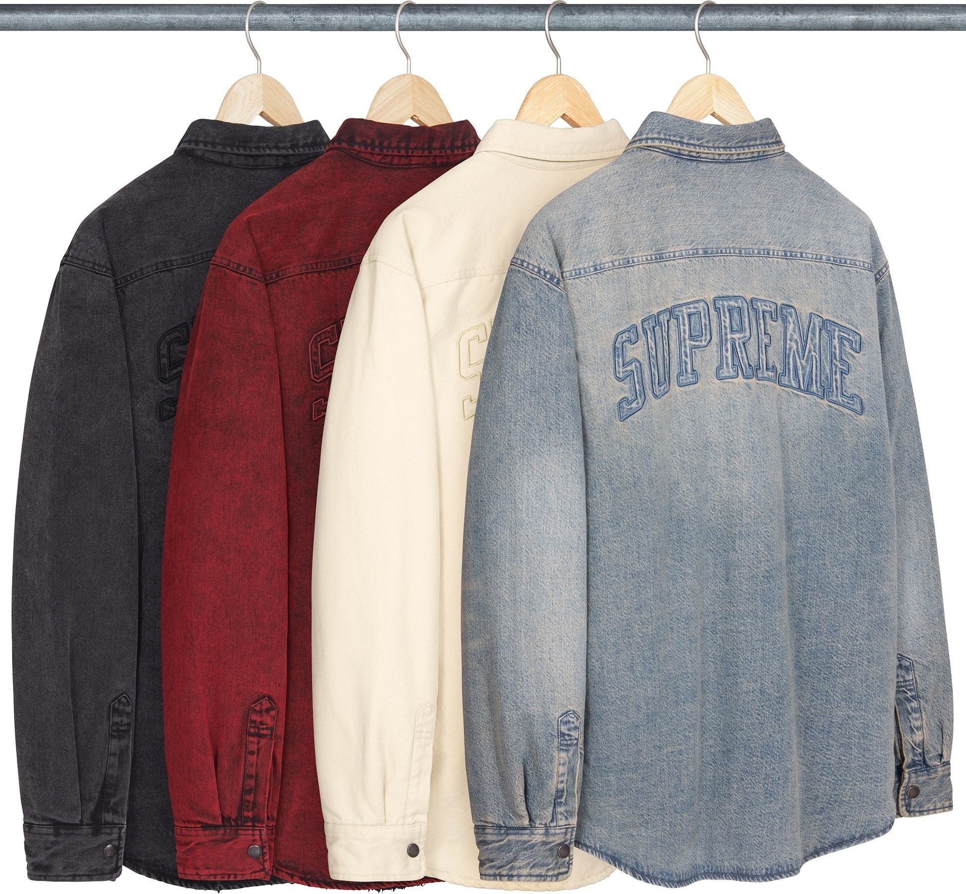 Faux Shearling Lined Work Shirt